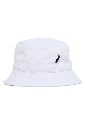 The Polo Sydney Twill Bucket Hat – White