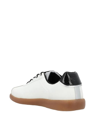 Polo Ladies Sneakers Side Flash Retro White