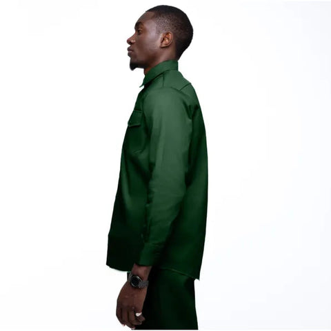 Dickies 847 Long Sleeve Shirt Pine Green
