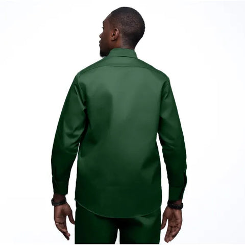 Dickies 847 Long Sleeve Shirt Pine Green