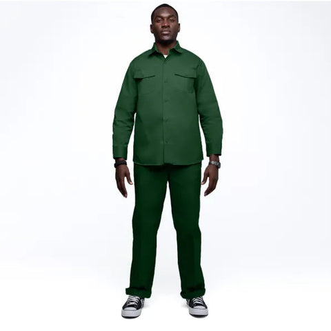 Dickies 847 Long Sleeve Shirt Pine Green