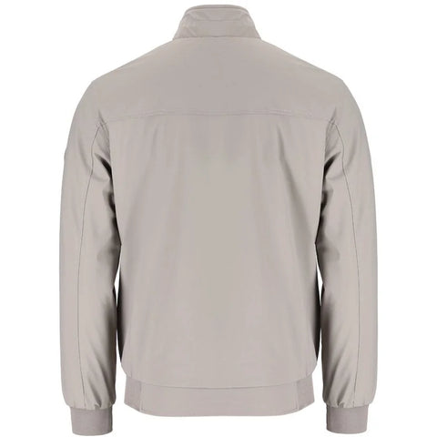 Polo Jacket Ls Badge Harrington Grey