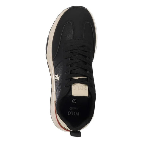 Polo Sneaker T-Toe Runner Black