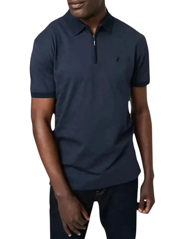 Polo Golfer Jaquard 1/4 Zip Navy