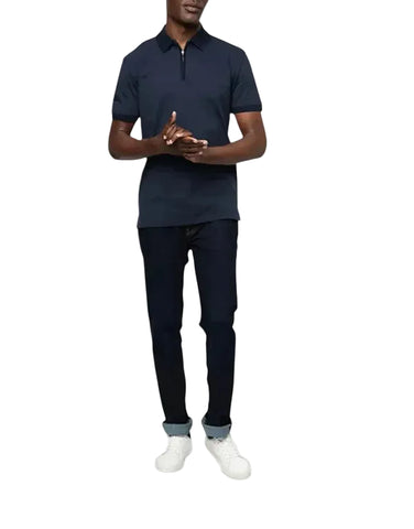 Polo Golfer Jaquard 1/4 Zip Navy