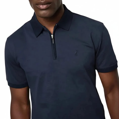 Polo Golfer Jaquard 1/4 Zip Navy