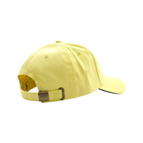 Polo 6 Panel Structured Peak Cap Yellow – Adjustable Baseball Cap