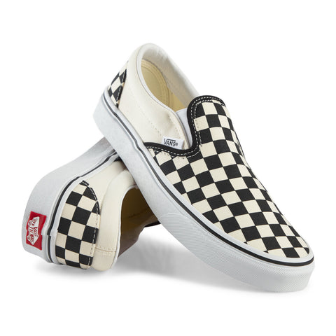 Vans Classic Slip On Checkerboard Black And White