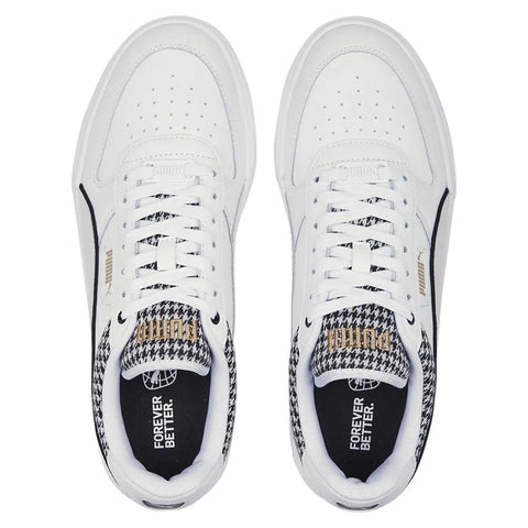 Puma Caven Dime Houndstooth White