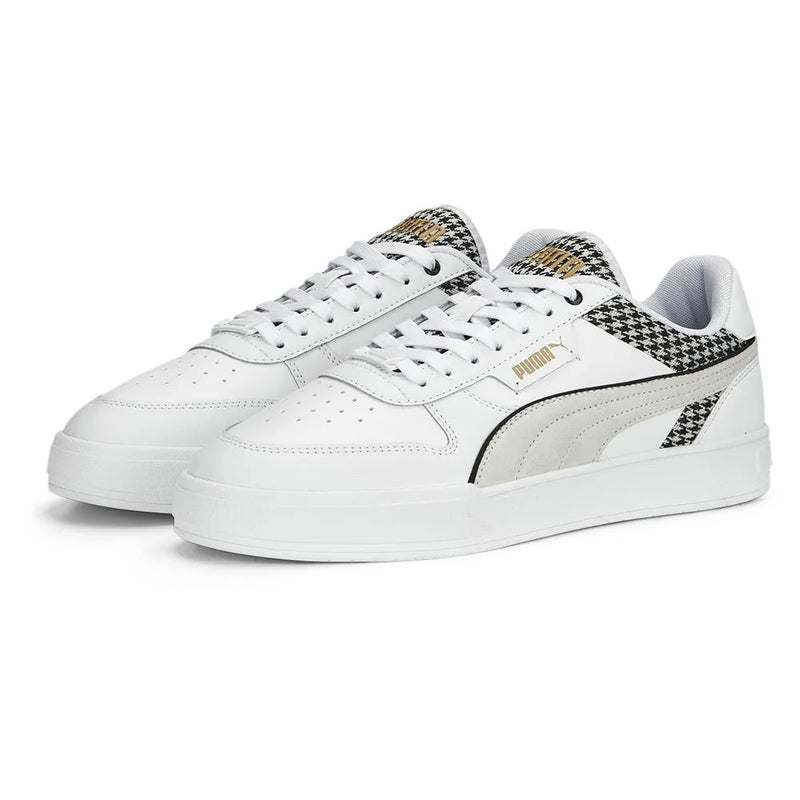 Puma Caven Dime Houndstooth White