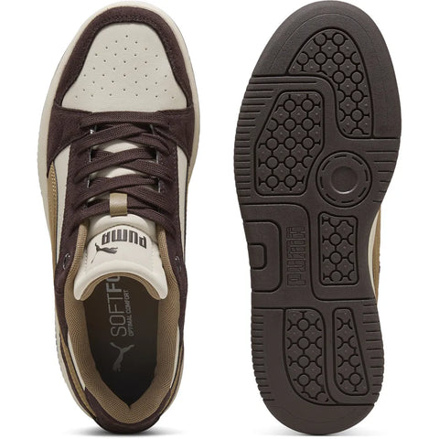 Puma Sneakers Ladies Rebound Femme Low Sd Taupe/Chocolate