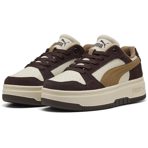 Puma Sneakers Ladies Rebound Femme Low Sd Taupe/Chocolate
