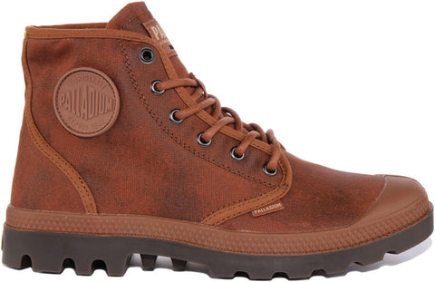 Palladium Pampa Hi Wax Peru Brown
