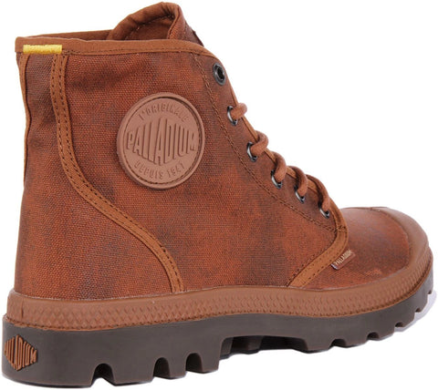 Palladium Pampa Hi Wax Peru Brown