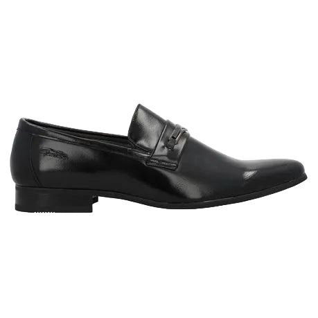 Gino Paoli Mens Formal Ridge Black Shoes