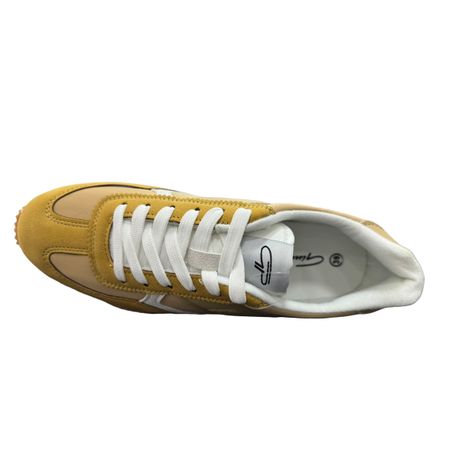 Gino Paoli Mens Tom Mustard Sneaker