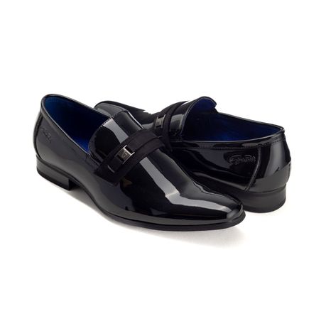 Gino Paoli Christopher Patent Black Formal Shoes