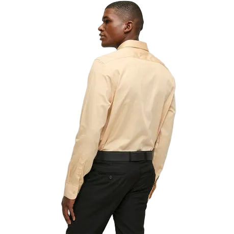Polo Shirt Mens Long-Sleeve Essential Sateen Stone