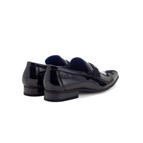Gino Paoli Christopher Patent Black Formal Shoes