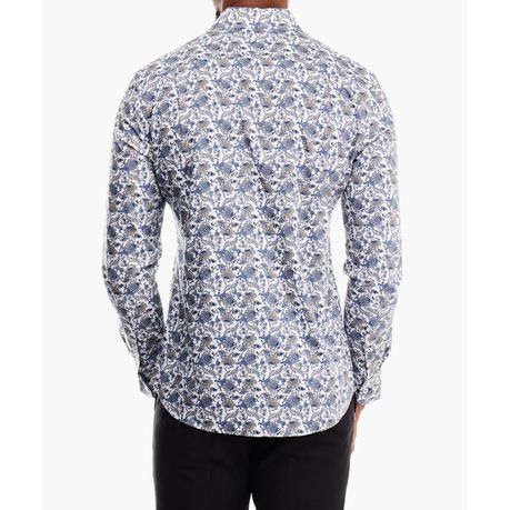 Polo Shirt Mens Long-Sleeve Essential Sateen Chocolate