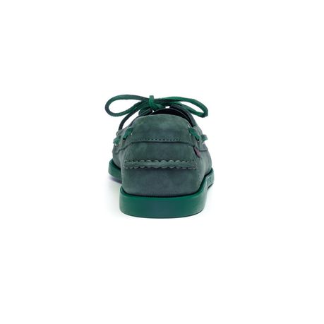 Sebago Docksides  Portland Nubuck Forest Green