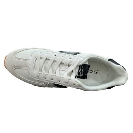 Gino Paoli Mens Tom White Sneakers