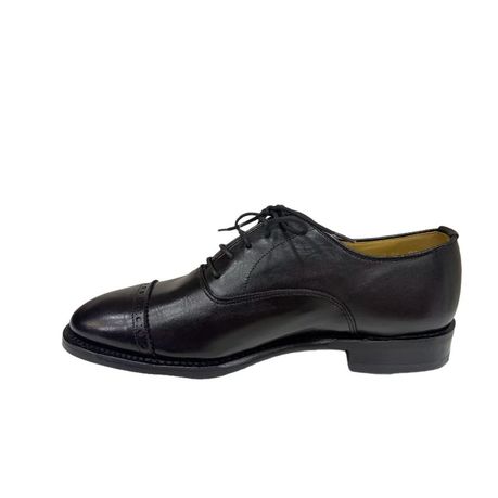 Saxone Formal Shoe 32008 Matt Black