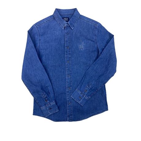 Polo Shirt Mens Long-Sleeve Pjc Denim