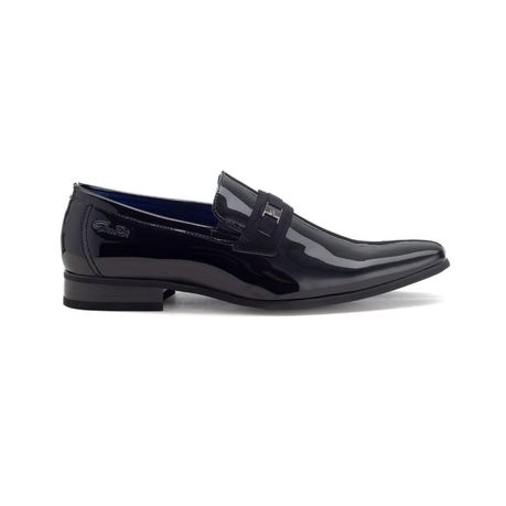 Gino Paoli Christopher Patent Black Formal Shoes