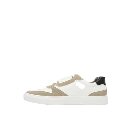 Gino Paoli Mens Finn Sand White Sneaker