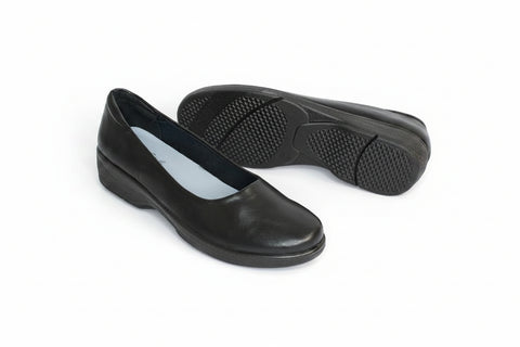 Hush Puppie Ladies Slip On Jasmine Black