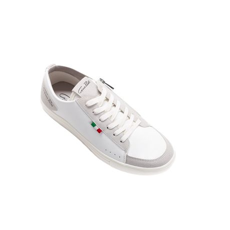 Gino Paoli Mens Hugo Low White Sneaker