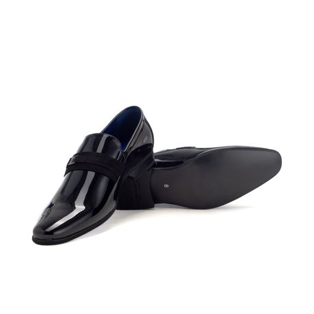 Gino Paoli Christopher Patent Black Formal Shoes