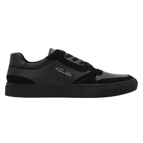 Gino Paoli Mens Finn Black Sneaker