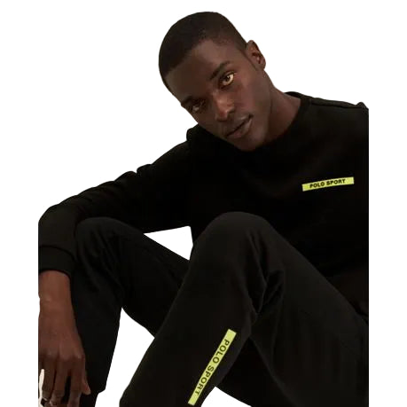 Polo Tracksuit Mens Sport Tech Black