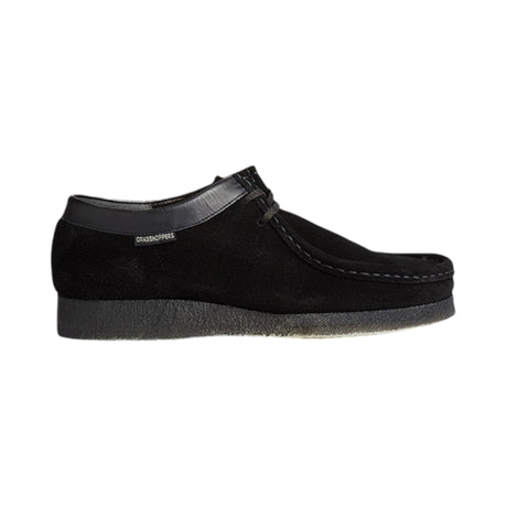 Grasshopper Suede Lace Up Black