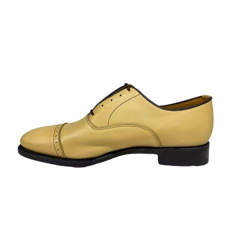Saxone Formal Shoe 32008 Wheat Beige