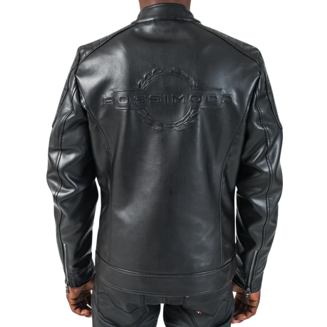 Rossimoda Donatello Leather Jacket Black