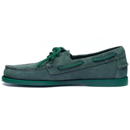 Sebago Docksides  Portland Nubuck Forest Green