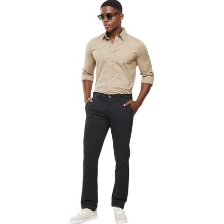 Polo Chino Frank Straight Leg Black
