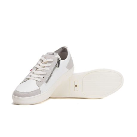 Gino Paoli Mens Hugo Low White Sneaker