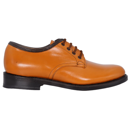 Saxone Formal Shoe 32001 Plain Tan