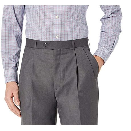 Jonathan D Microfibre Trouser Slate
