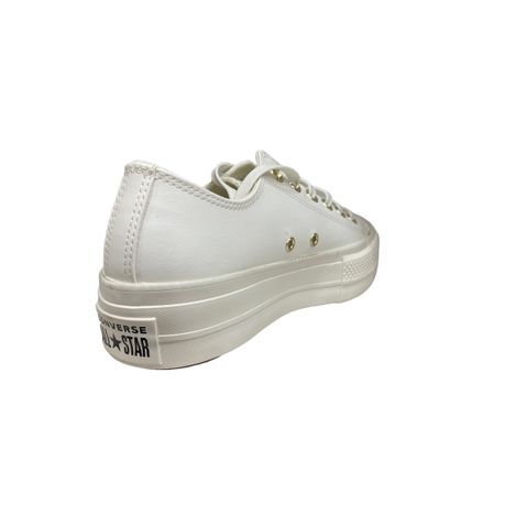 Converse All Star Chuck Taylor Lift Leather Platform White