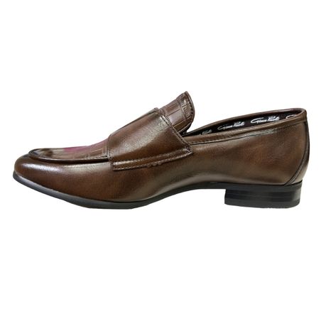 Gino Paoli Mens Formal Maximo Brown Shoe