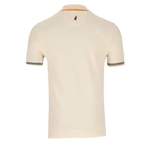 Polo Golfer Logo Tipped Beige