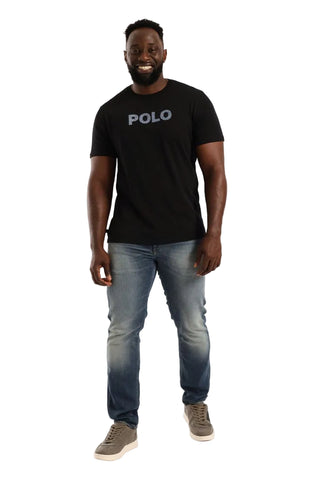 Polo T-Shirt Hd Logo Printed Black