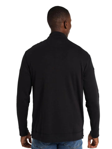 Polo Sweater 1/4 Zip Black