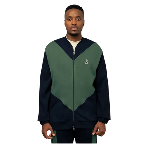 Polo Tracksuit Mens Zip Sport Navy/Green
