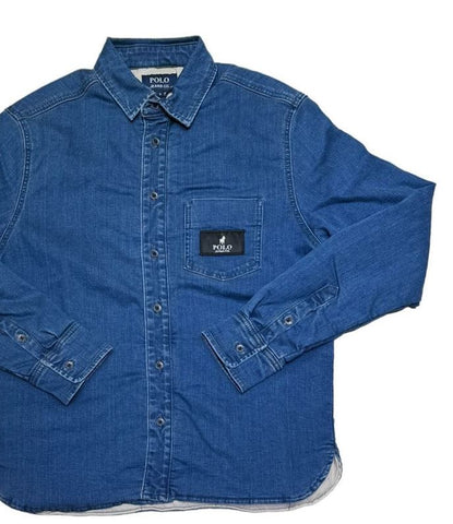 Polo Jacket Pjc Padded Overshirt Denim